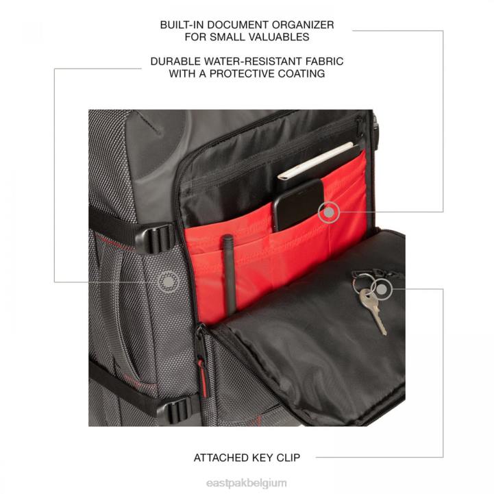 Eastpak trans4 cnnct s accent grijs bagage J2ZH207