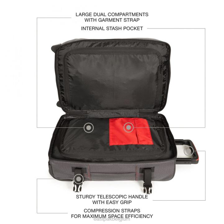 Eastpak tranverz cnnct s cnnct accent grijs bagage J2ZH211