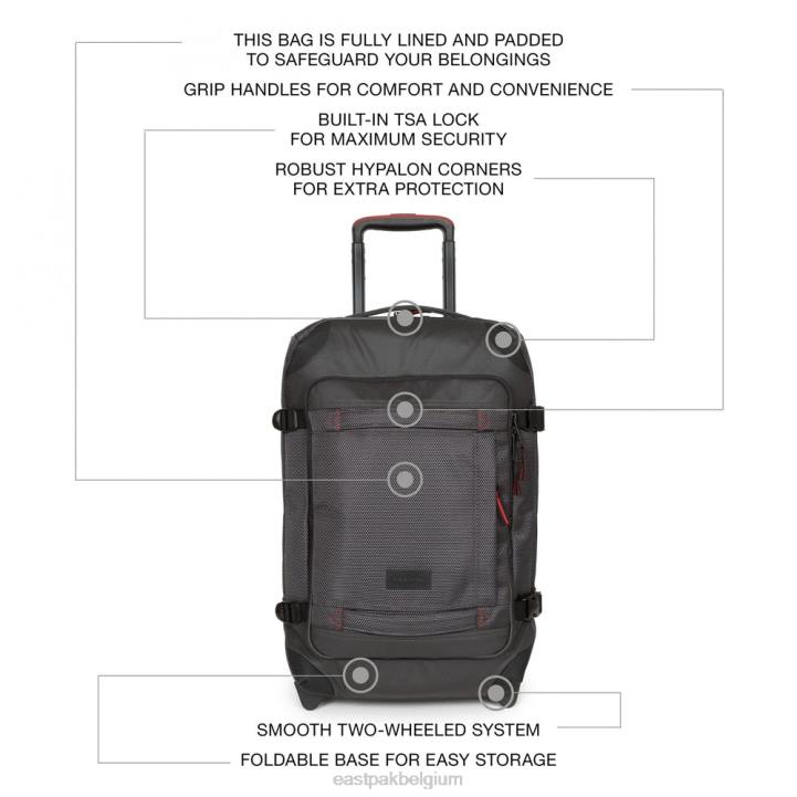Eastpak tranverz cnnct s cnnct accent grijs bagage J2ZH211