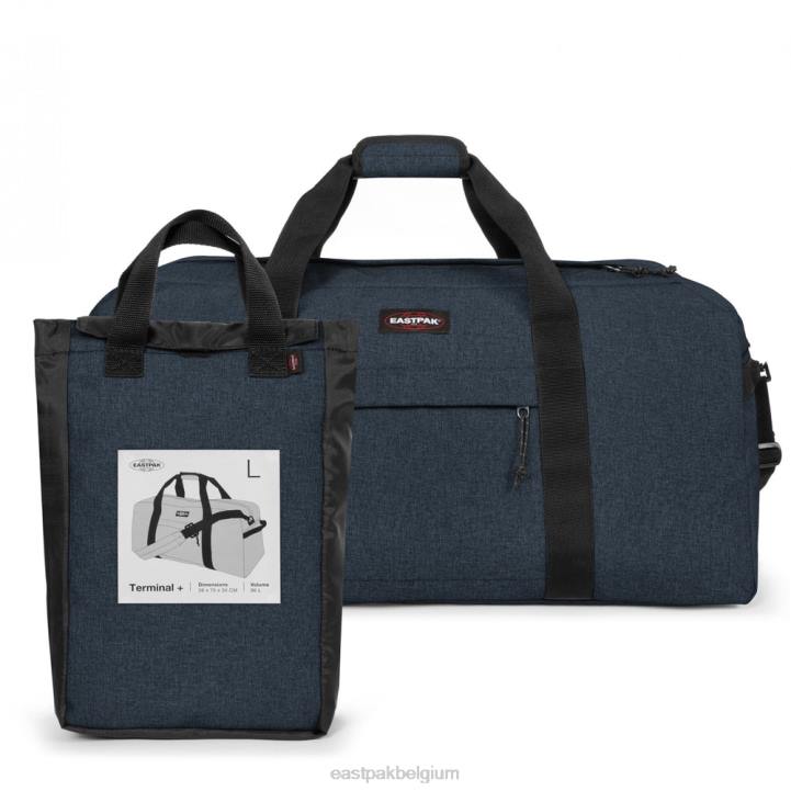 Eastpak terminal + driedubbel denim bagage J2ZH228