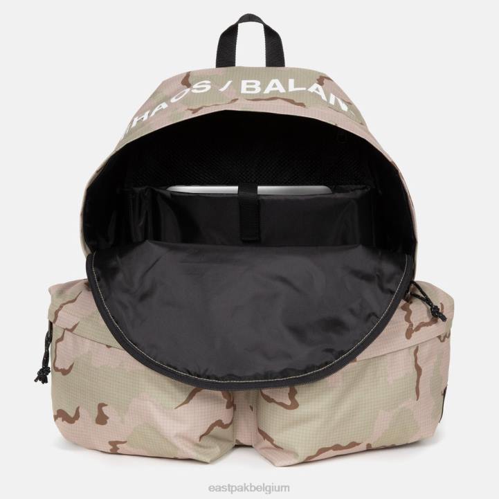 Eastpak undercover dubbel uc beige camo rugzakken J2ZH48