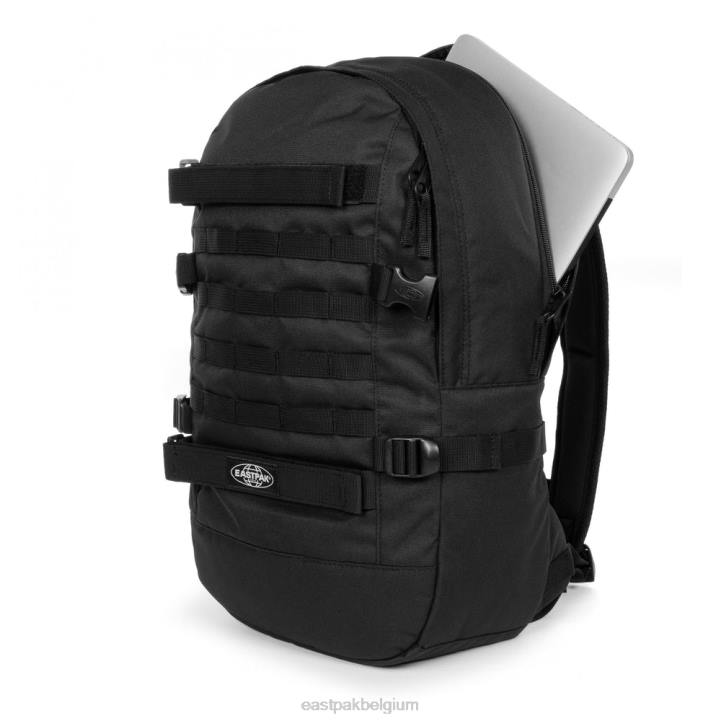 Eastpak vloeiende tact l cs mono zwart2 rugzakken J2ZH55