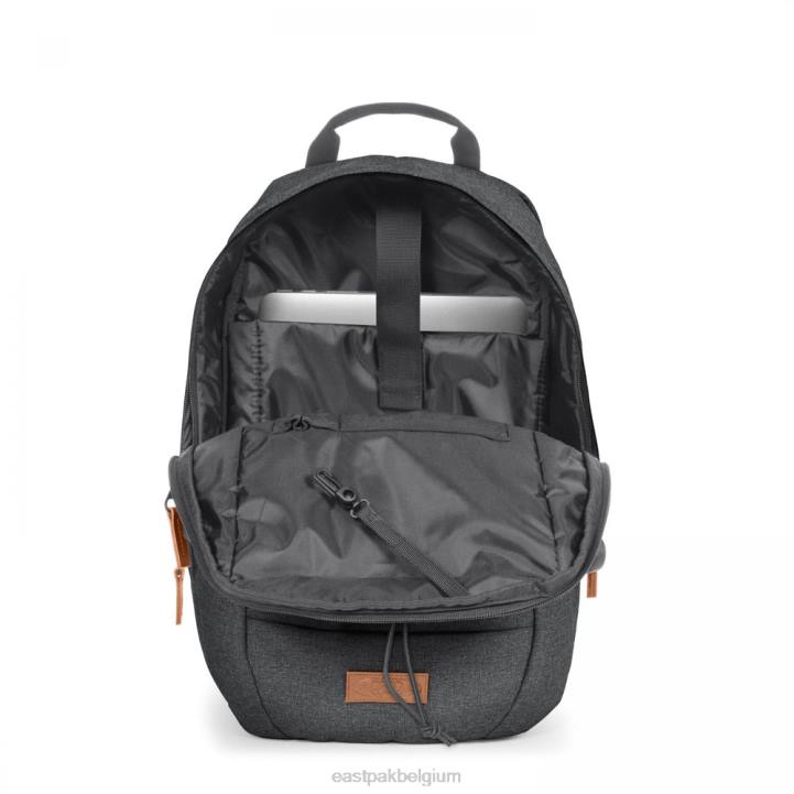 Eastpak bory's zwarte denim rugzakken J2ZH164