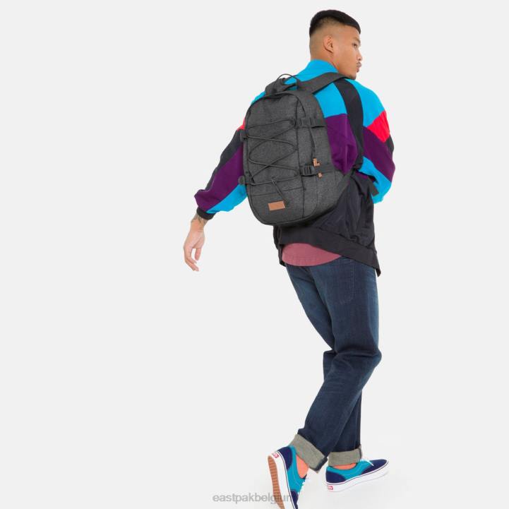 Eastpak bory's zwarte denim rugzakken J2ZH164