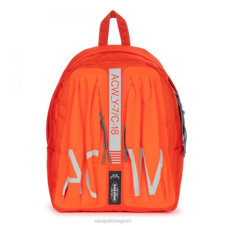 Eastpak gevoerde a-cold-wall* volt oranje rugzakken J2ZH180