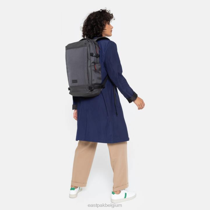 Eastpak tecum m cnnct accent grijs rugzakken J2ZH147