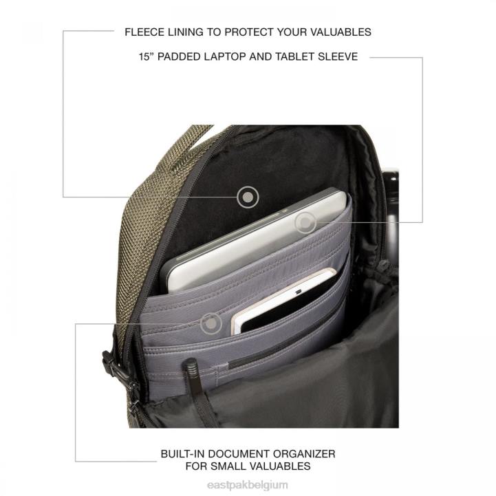 Eastpak tecum m verbind kaki rugzakken J2ZH149