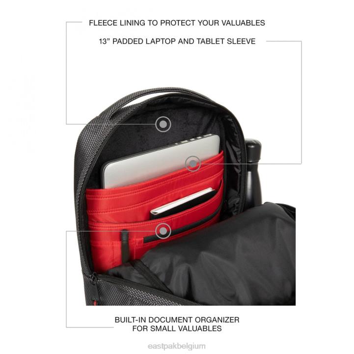 Eastpak tecum s cnnct accent grijs rugzakken J2ZH182