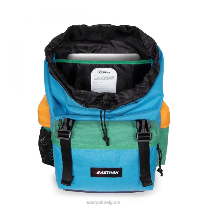 Eastpak varsity-top universiteit geblokkeerd rugzakken J2ZH167
