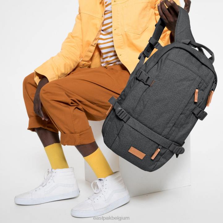 Eastpak vloeistof zwarte denim rugzakken J2ZH159