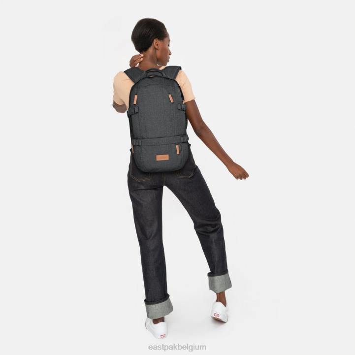 Eastpak vloeistof zwarte denim rugzakken J2ZH159