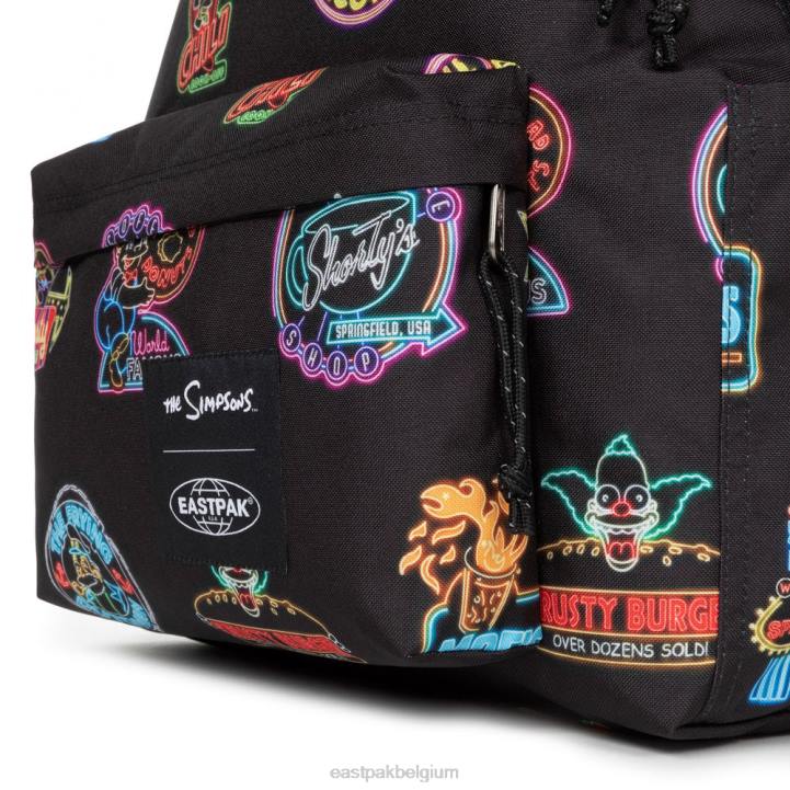 Eastpak dag pak'r simpsons neonprint rugzakken J2ZH27