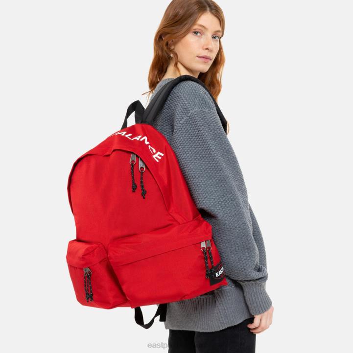 Eastpak gewatteerde dubbel'r undercover rood rugzakken J2ZH21