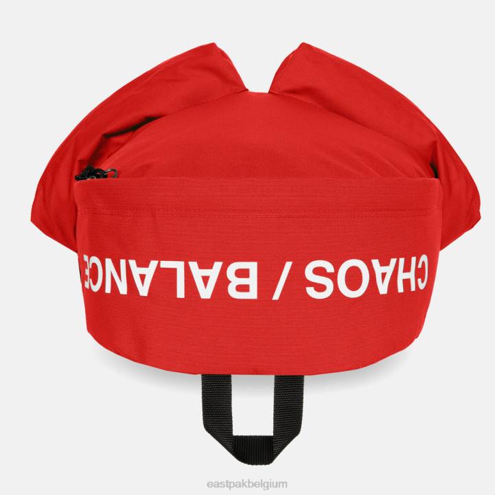 Eastpak gewatteerde dubbel'r undercover rood rugzakken J2ZH21