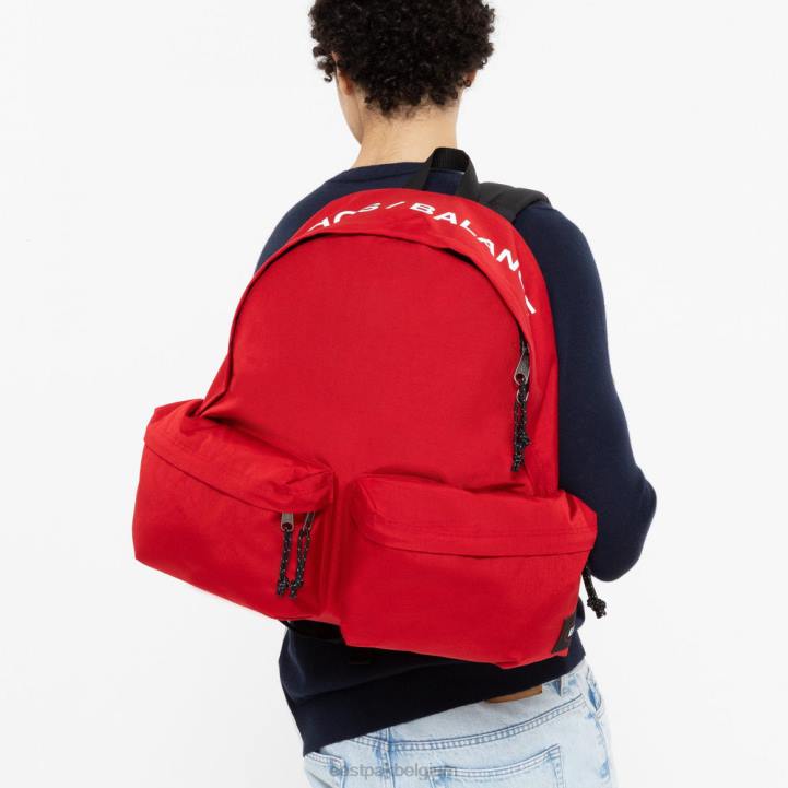 Eastpak gewatteerde dubbel'r undercover rood rugzakken J2ZH21