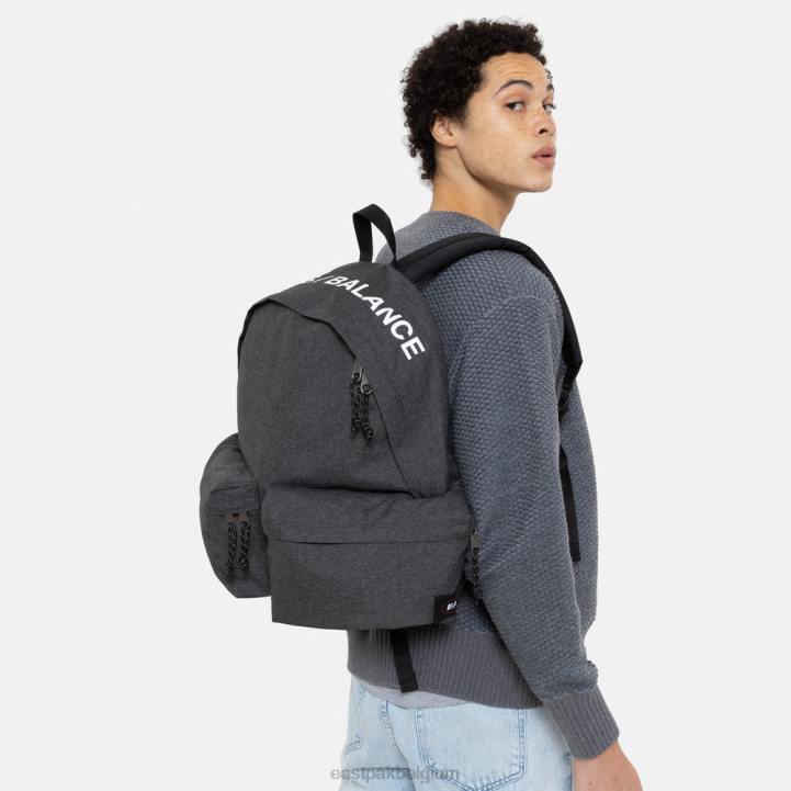 Eastpak gewatteerde dubbel'r verborgen zwarte denim rugzakken J2ZH30