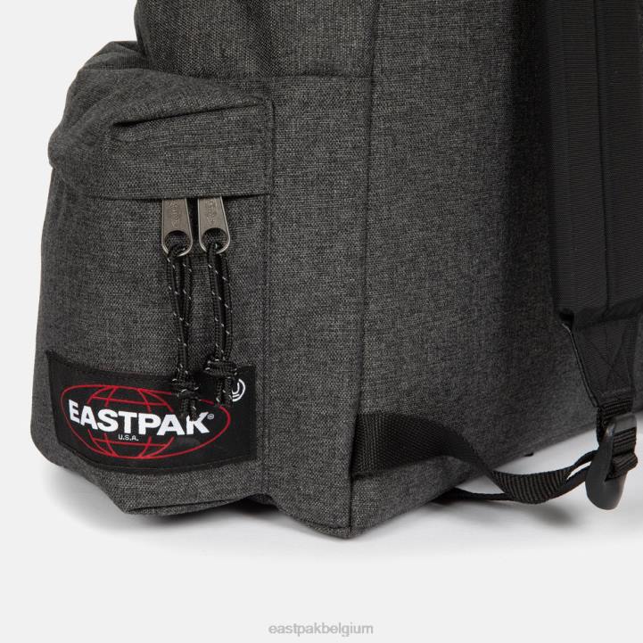 Eastpak gewatteerde dubbel'r verborgen zwarte denim rugzakken J2ZH30