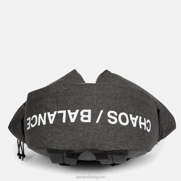 Eastpak gewatteerde dubbel'r verborgen zwarte denim rugzakken J2ZH30