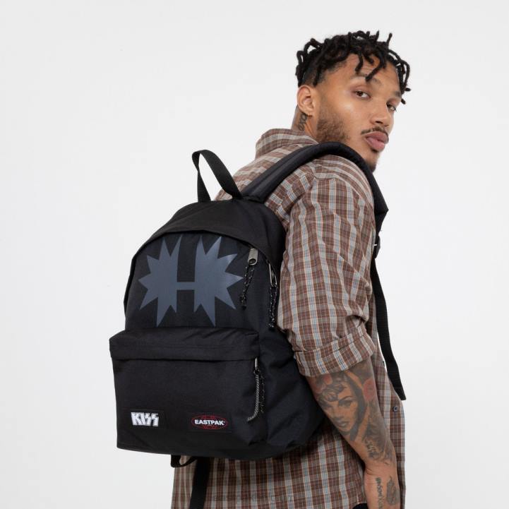 Eastpak gewatteerde pak'r kus zwart rugzakken J2ZH16