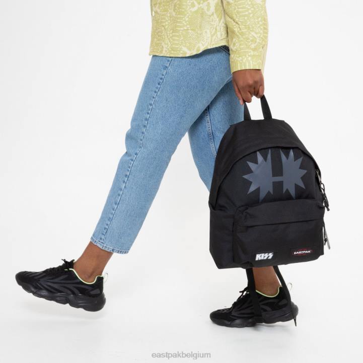 Eastpak gewatteerde pak'r kus zwart rugzakken J2ZH16