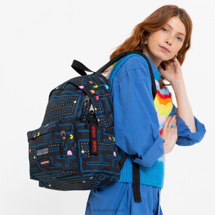Eastpak gewatteerde pak'r pac-man pacman doolhof rugzakken J2ZH2