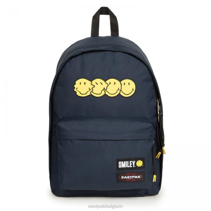 Eastpak niet op kantoor smiley patch mrt rugzakken J2ZH11
