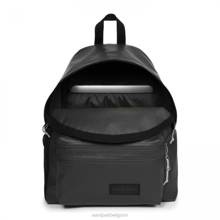 Eastpak gevoerde ritssluiting zeildoek zwart rugzakken J2ZH90