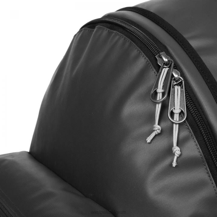 Eastpak gevoerde ritssluiting zeildoek zwart rugzakken J2ZH90