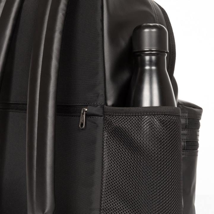 Eastpak gevoerde ritssluiting zeildoek zwart rugzakken J2ZH90
