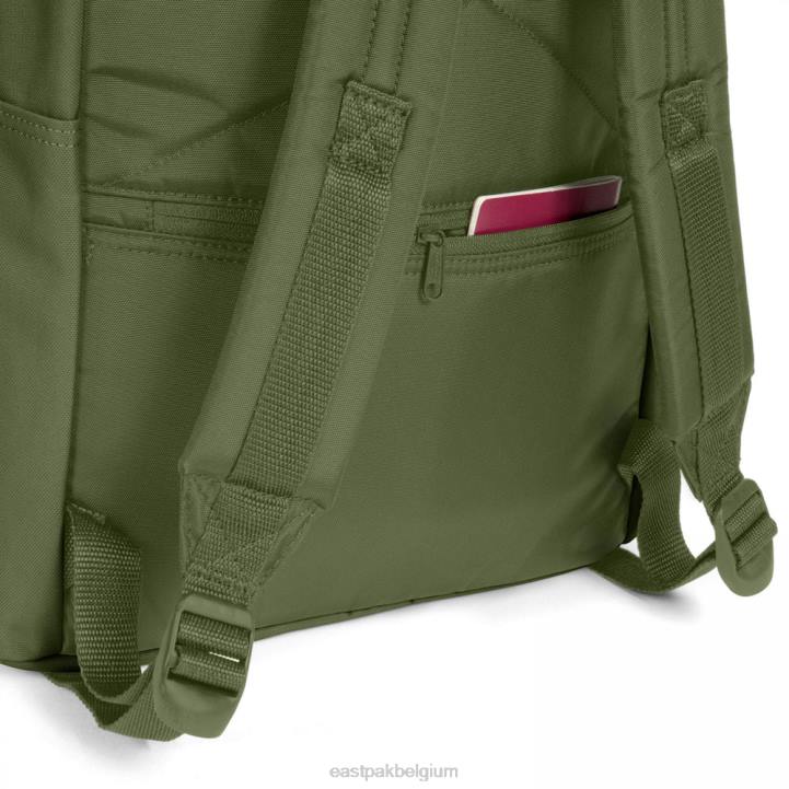 Eastpak gewatteerd dubbel donker gras rugzakken J2ZH84