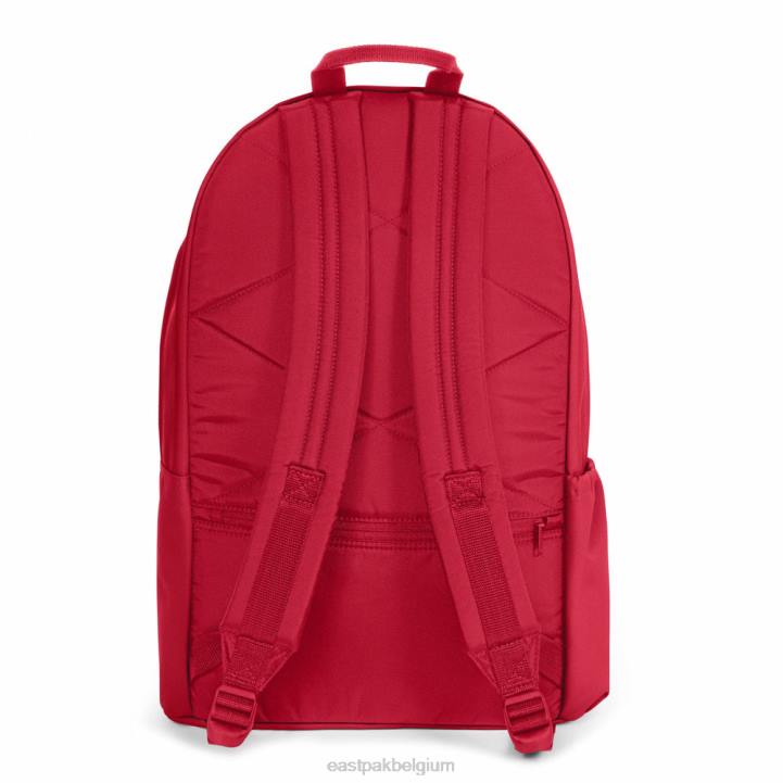 Eastpak gewatteerd dubbel matroos rood rugzakken J2ZH115