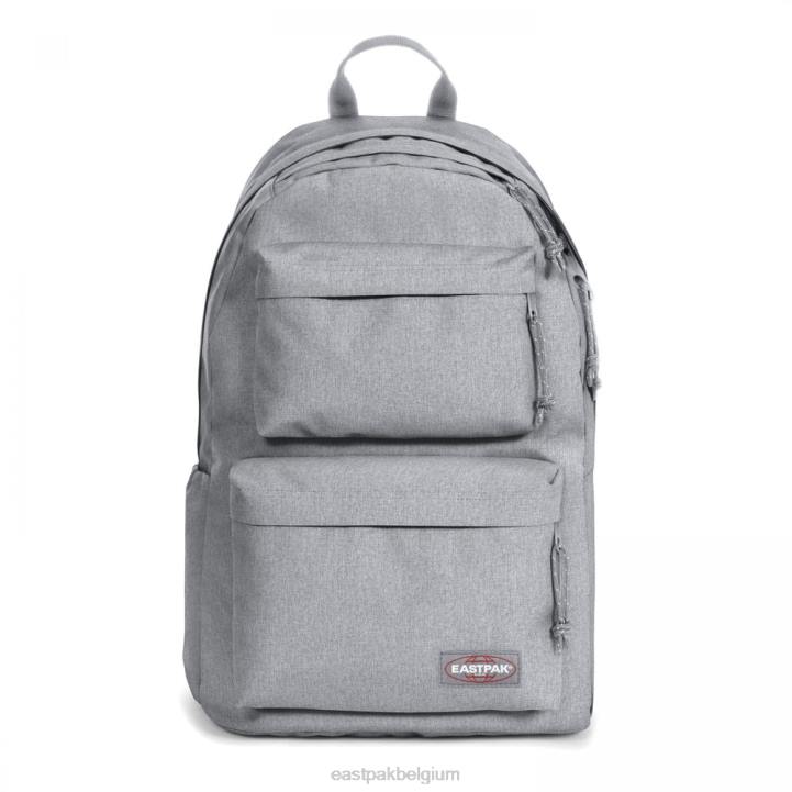 Eastpak gewatteerd dubbel zondag grijs rugzakken J2ZH81