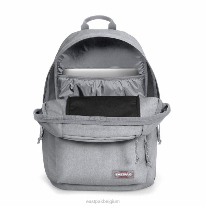 Eastpak gewatteerd dubbel zondag grijs rugzakken J2ZH81