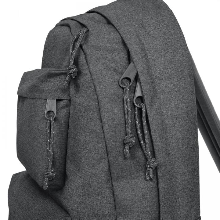 Eastpak gewatteerd dubbel zwarte denim rugzakken J2ZH80