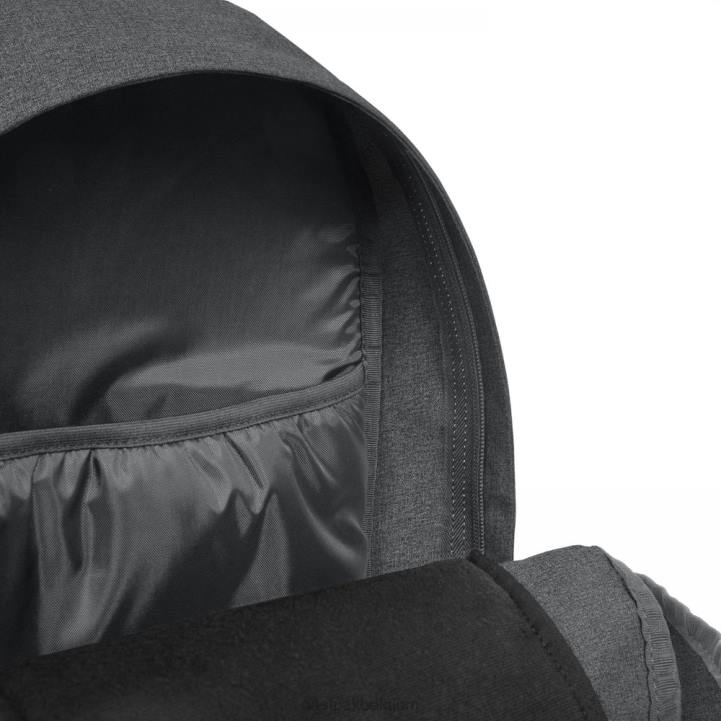 Eastpak gewatteerd dubbel zwarte denim rugzakken J2ZH80