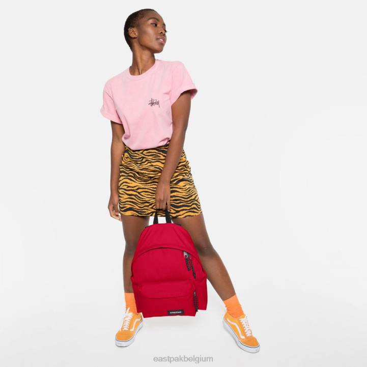Eastpak gewatteerde pak'r matroos rood rugzakken J2ZH108
