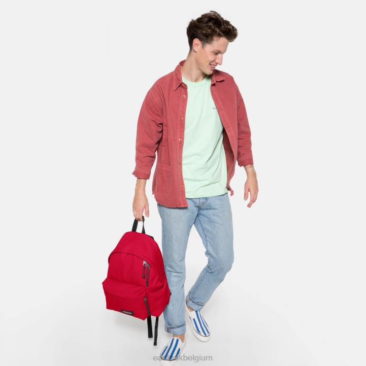 Eastpak gewatteerde pak'r matroos rood rugzakken J2ZH108