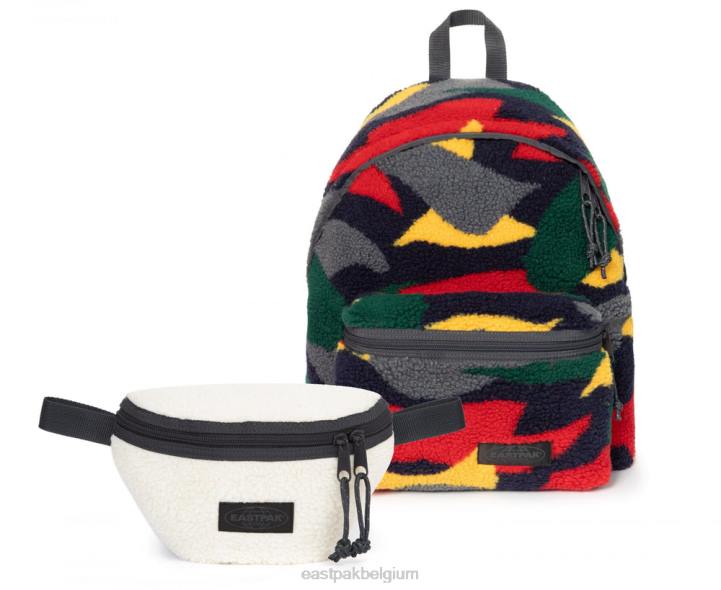 Eastpak gewatteerde pak'r schapenvacht camo rugzakken J2ZH120