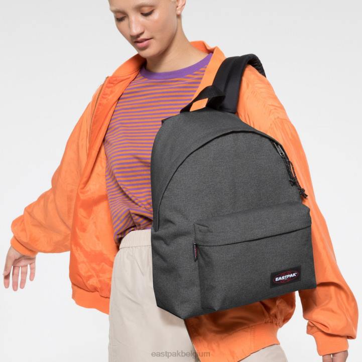 Eastpak gewatteerde pak'r zwarte denim rugzakken J2ZH100