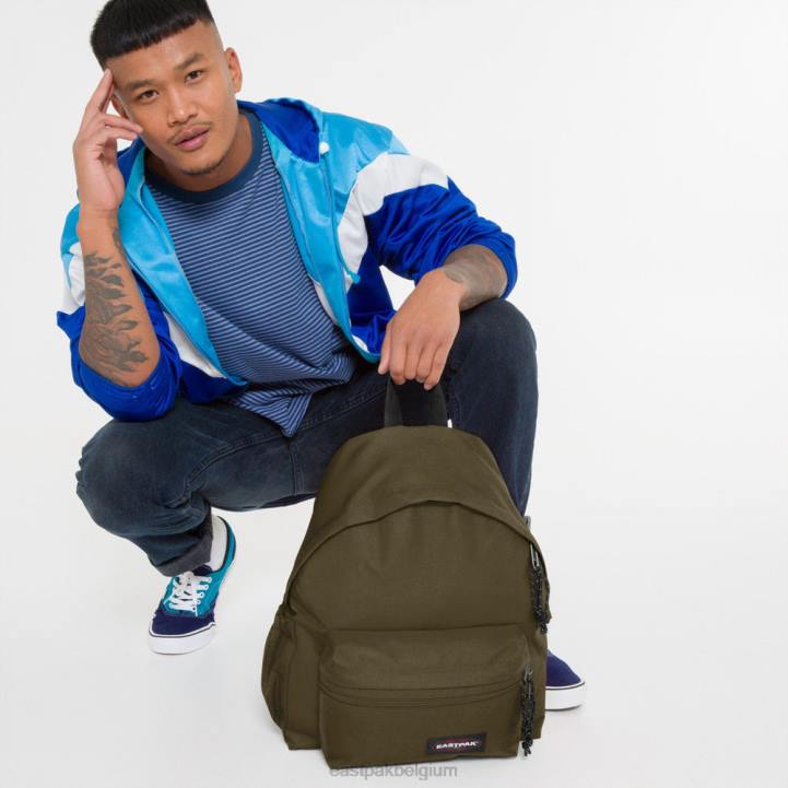 Eastpak gewatteerde zippl'r + leger olijf rugzakken J2ZH93