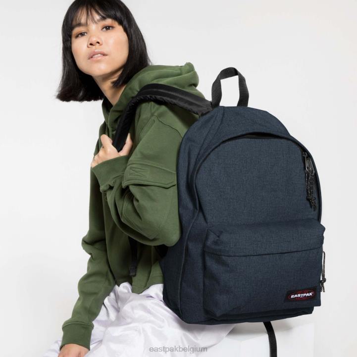Eastpak niet op kantoor driedubbel denim rugzakken J2ZH119