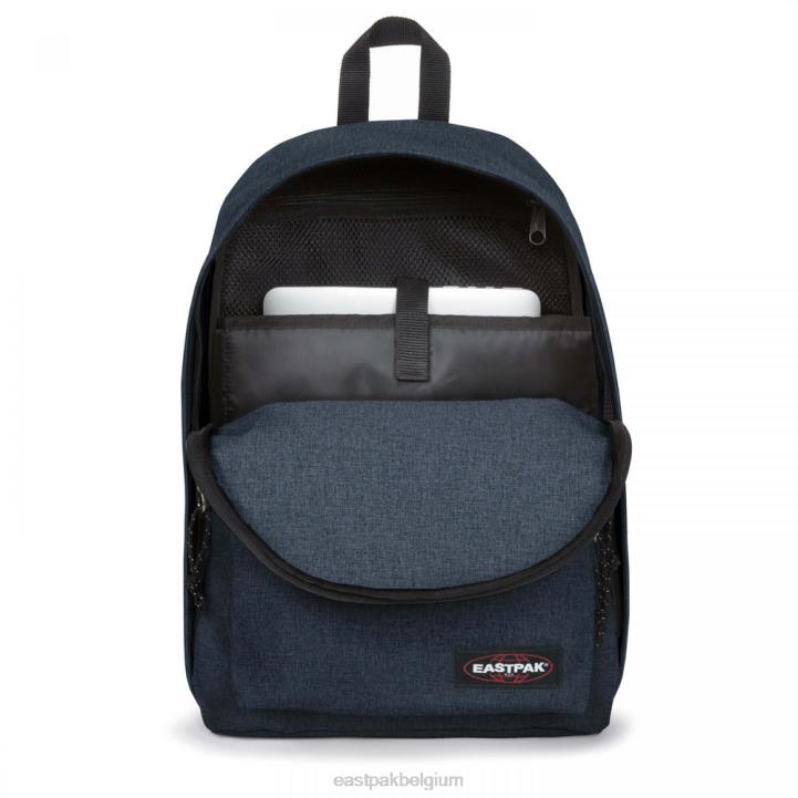 Eastpak niet op kantoor driedubbel denim rugzakken J2ZH119