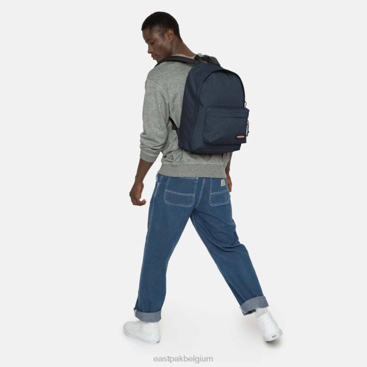 Eastpak niet op kantoor driedubbel denim rugzakken J2ZH119