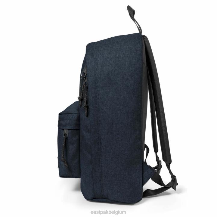Eastpak niet op kantoor driedubbel denim rugzakken J2ZH119