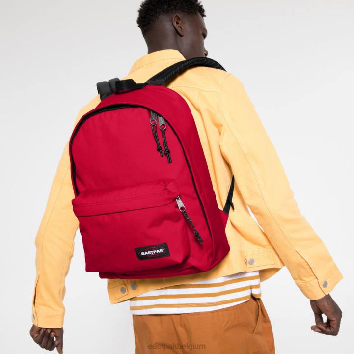 Eastpak niet op kantoor matroos rood rugzakken J2ZH114