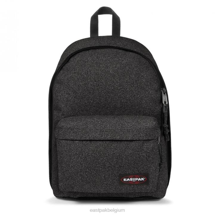 Eastpak niet op kantoor vonk zwart rugzakken J2ZH133