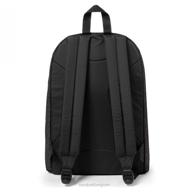 Eastpak niet op kantoor vonk zwart rugzakken J2ZH133