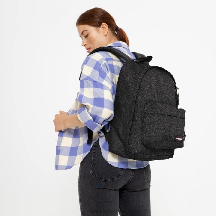 Eastpak niet op kantoor vonk zwart rugzakken J2ZH133