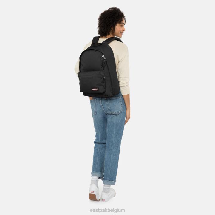 Eastpak niet op kantoor zwart rugzakken J2ZH103