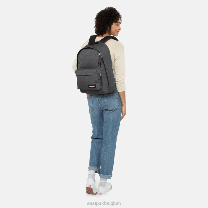 Eastpak niet op kantoor zwarte denim rugzakken J2ZH116